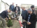 کاشت نهال در محوطه دانشکده به مناسبت روز درختکاری