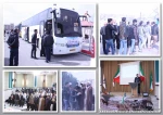 مراسم اعزام دانشجویان دانشگاههای سنندج به مناطق جنوب کشور(راهیان نور)