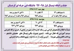 جدول زمانی حذف و اضافه