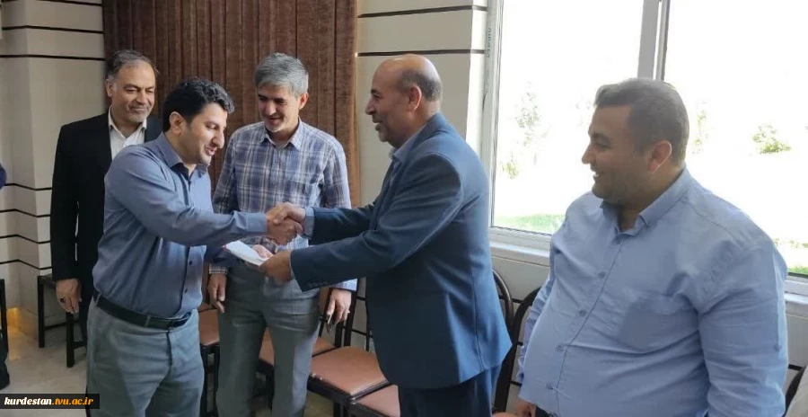 آیین معارفه  سرپرست معاونت آموزشی،پزوهشی وفناوری دانشگاه فنی و حرفه‌ای واحد استان کردستان همزمان با شورای اداری 2
