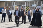 بازدید رئیس واحد استان کردستان به همراه معاون فرهنگی ودانشجویی  ،مسئول نظارت، ارزیابی و تضمین کیفیت و روسای ادارات مالی،حراست، عمرانی و آموزش واحد استان از آموزشکده فنی وحرفه ای دختران سنندج 2