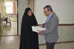 بازدید رئیس واحد استان کردستان به همراه معاون فرهنگی ودانشجویی  ،مسئول نظارت، ارزیابی و تضمین کیفیت و روسای ادارات مالی،حراست، عمرانی و آموزش واحد استان از آموزشکده فنی وحرفه ای دختران سنندج 4