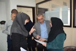 بازدید رئیس واحد استان کردستان به همراه معاون فرهنگی ودانشجویی  ،مسئول نظارت، ارزیابی و تضمین کیفیت و روسای ادارات مالی،حراست، عمرانی و آموزش واحد استان از آموزشکده فنی وحرفه ای دختران سنندج 7