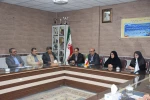 بازدید رئیس واحد استان کردستان به همراه معاون فرهنگی ودانشجویی  ،مسئول نظارت، ارزیابی و تضمین کیفیت و روسای ادارات مالی،حراست، عمرانی و آموزش واحد استان از آموزشکده فنی وحرفه ای دختران سنندج 9