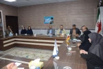 بازدید رئیس واحد استان کردستان به همراه معاون فرهنگی ودانشجویی  ،مسئول نظارت، ارزیابی و تضمین کیفیت و روسای ادارات مالی،حراست، عمرانی و آموزش واحد استان از آموزشکده فنی وحرفه ای دختران سنندج 10