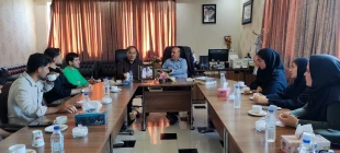 دیدار اعضای شورای صنفی و رفاهی دانشجویان  مراکز پسران ودختران سنندج با رئیس دانشگاه ملی مهارت واحد استان کردستان 8