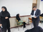 بازدید نماینده نظارت و ارزیابی سازمان مرکزی از فرایند برگزاری امتحانات پایان ترم مراکزدانشگاه ملی مهارت واحداستان کردستان 7
