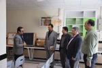 بازدید دکتر خبات نسائی از امکانات وکارگاه های سایت شماره2 دانشکده شهید یزدان پناه 3