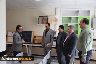 بازدید دکتر خبات نسائی از امکانات وکارگاه های سایت شماره2 دانشکده شهید یزدان پناه 3