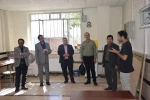 بازدید دکتر خبات نسائی از امکانات وکارگاه های سایت شماره2 دانشکده شهید یزدان پناه 4