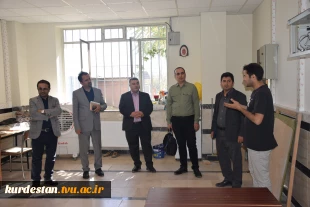 بازدید دکتر خبات نسائی از امکانات وکارگاه های سایت شماره2 دانشکده شهید یزدان پناه 4