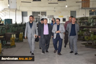 بازدید دکتر خبات نسائی از امکانات وکارگاه های سایت شماره2 دانشکده شهید یزدان پناه 5