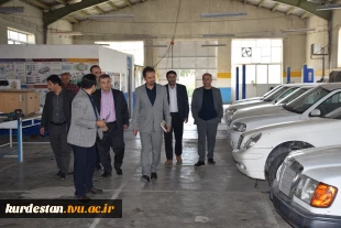 بازدید دکتر خبات نسائی از امکانات وکارگاه های سایت شماره2 دانشکده شهید یزدان پناه 6