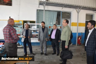 بازدید دکتر خبات نسائی از امکانات وکارگاه های سایت شماره2 دانشکده شهید یزدان پناه 7