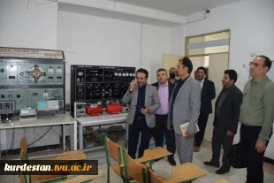 بازدید دکتر خبات نسائی از امکانات وکارگاه های سایت شماره2 دانشکده شهید یزدان پناه 8