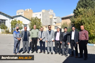 بازدید دکتر خبات نسائی از امکانات وکارگاه های سایت شماره2 دانشکده شهید یزدان پناه 10