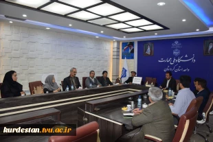 دیدار اعضای هیئت علمی با دکتر خبات نسائی سرپرست دانشگاه ملی مهارت واحد استان کردستان 2