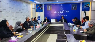 دیدار اعضای هیئت علمی با دکتر خبات نسائی سرپرست دانشگاه ملی مهارت واحد استان کردستان 6