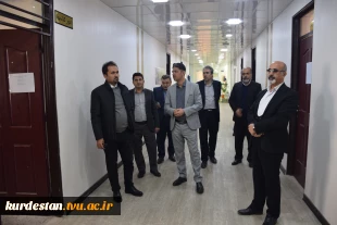 دکتر خبات نسائی رییس دانشگاه ملی مهارت کردستان از آموزشکده ملی مهارت سقز بازدید کرد 2