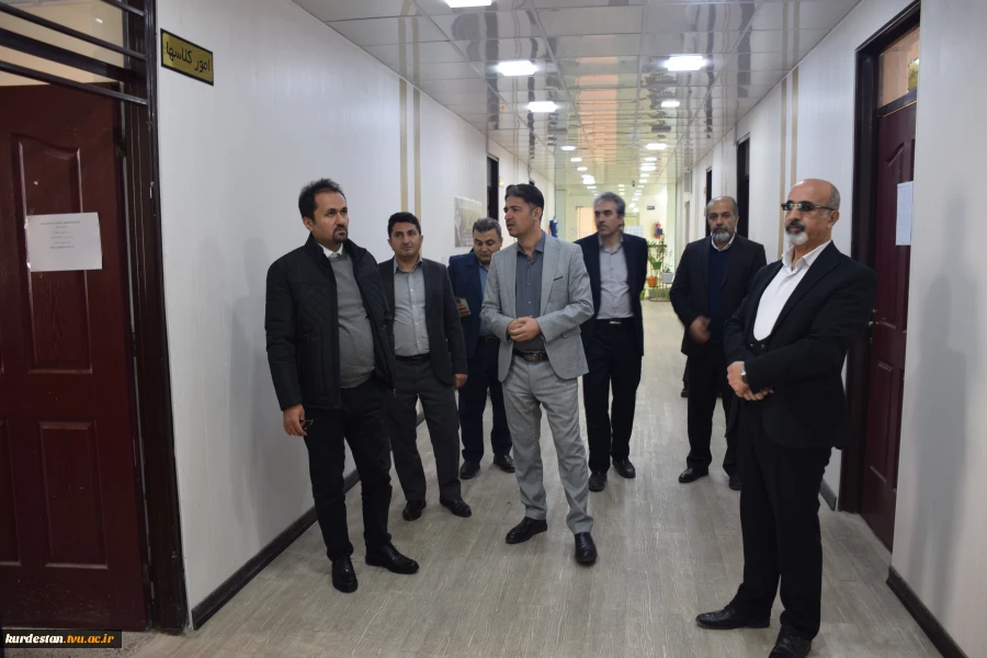 دکتر خبات نسائی رییس دانشگاه ملی مهارت کردستان از آموزشکده ملی مهارت سقز بازدید کرد 2
