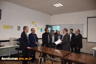 دکتر خبات نسائی رییس دانشگاه ملی مهارت کردستان از آموزشکده ملی مهارت سقز بازدید کرد 4