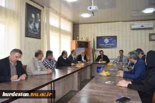 طرح اولویت های دکتر خبات نسائی رییس دانشگاه ملی مهارت واحد استان کردستان در جلسه شورای اداری آموزشکده ملی مهارت سقز 7