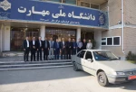 اولین سفر رئیس واحد استانی کردستان به سازمان مرکزی دانشگاه  و تخصیص خودروی اداری به آموزشکده ملی مهارت سقز  2
