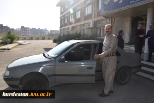 اولین سفر رئیس واحد استانی کردستان به سازمان مرکزی دانشگاه  و تخصیص خودروی اداری به آموزشکده ملی مهارت سقز  3