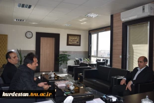 دیدار رئیس دانشگاه با مدیرکل امور مالیاتی باهدف پیگیری نشاندار کردن مالیاتی پروژه‌های درحال احداث دانشگاه ملی مهارت واحد استان کردستان 3