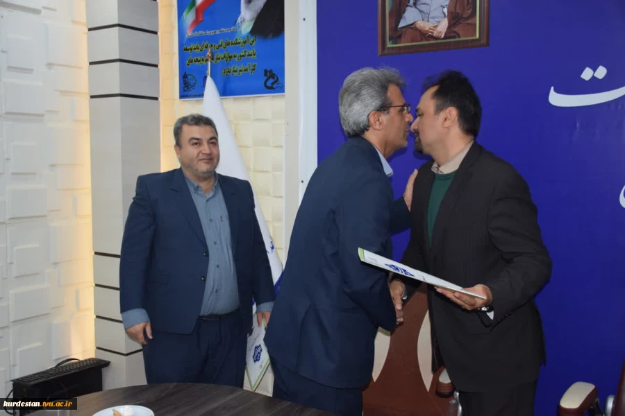 مراسم تکریم و معارفه رئیس اداره حراست دانشگاه ملی مهارت کردستان برگزار شد 6