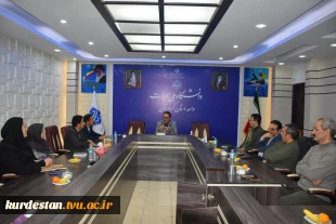 نشست نماینده وزارت علوم، تحقیقات و فناوری با اعضای هیات علمی دانشگاه ملی مهارت کردستان 2