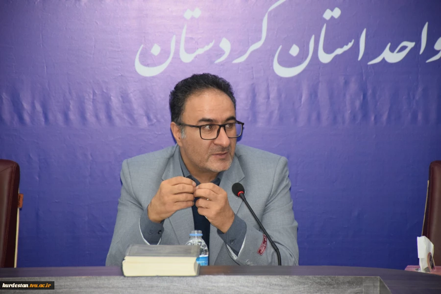 نشست نماینده وزارت علوم، تحقیقات و فناوری با اعضای هیات علمی دانشگاه ملی مهارت کردستان 3