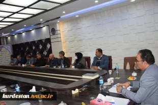 نشست نماینده وزارت علوم، تحقیقات و فناوری با کارکنان دانشگاه ملی مهارت کردستان 4