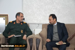 دیدار سرپرست دانشگاه ملی مهارت واحد استان کردستان با  فرمانده سپاه بیت المقدس کردستان 2