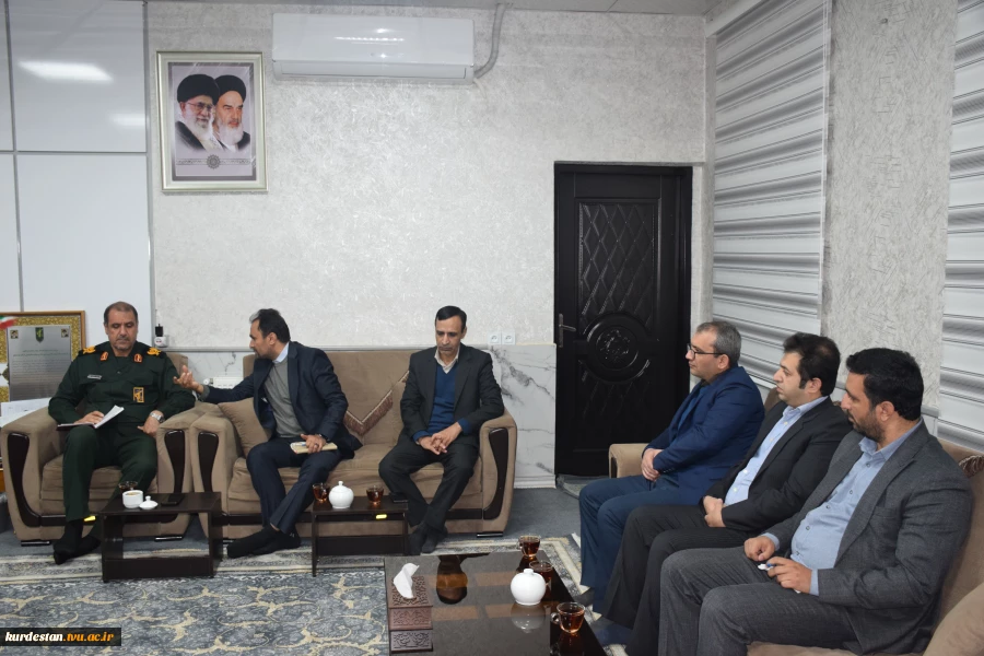 دیدار سرپرست دانشگاه ملی مهارت واحد استان کردستان با  فرمانده سپاه بیت المقدس کردستان 4