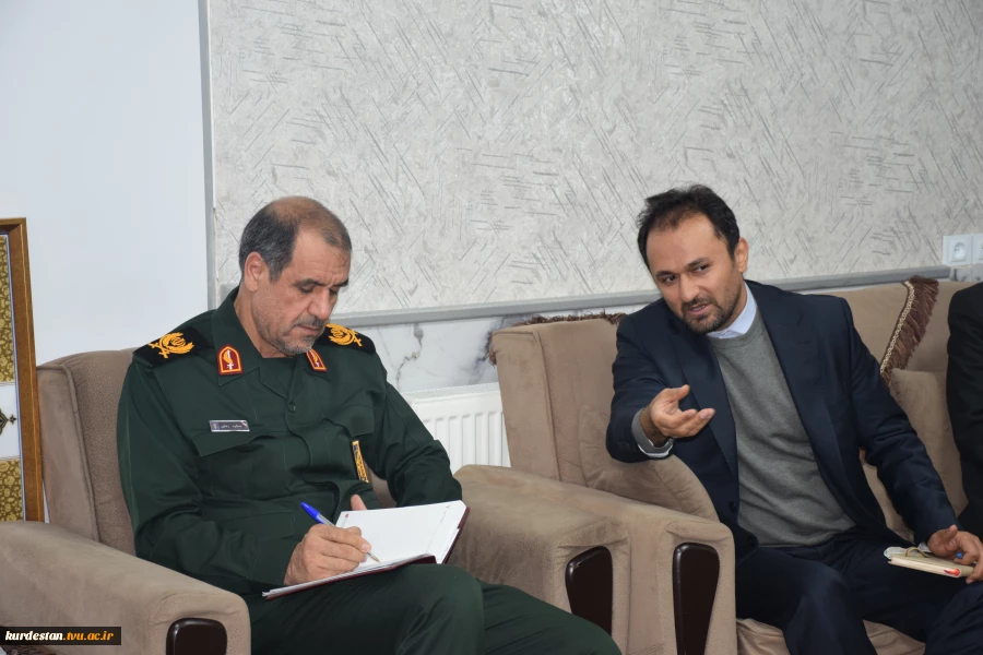 دیدار سرپرست دانشگاه ملی مهارت واحد استان کردستان با  فرمانده سپاه بیت المقدس کردستان 5