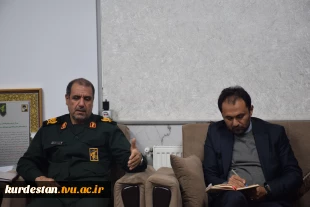 دیدار سرپرست دانشگاه ملی مهارت واحد استان کردستان با  فرمانده سپاه بیت المقدس کردستان 7