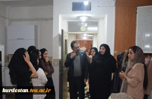 سرپرست دانشگا ملی مهارت کردستان از خوابگاه‌ دانشجویی دختران سنندج بازدید کرد. 5
