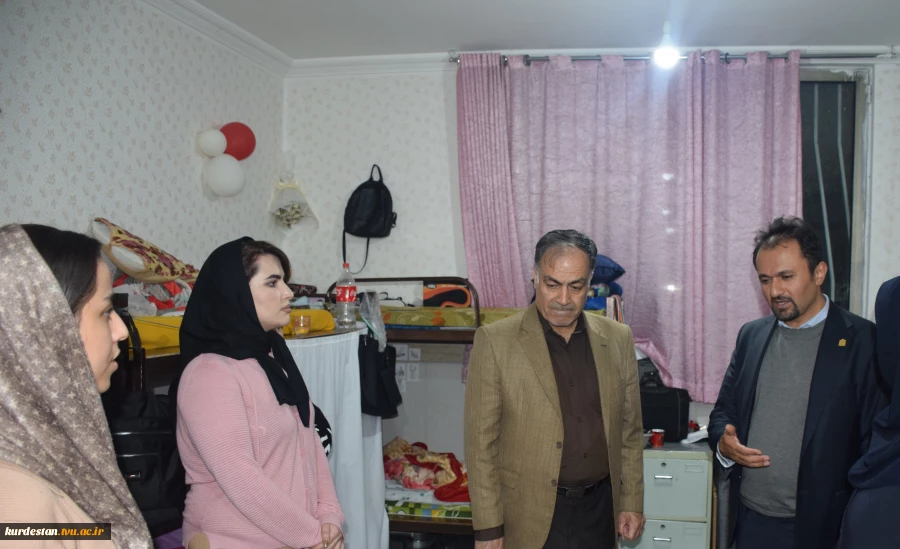 سرپرست دانشگا ملی مهارت کردستان از خوابگاه‌ دانشجویی دختران سنندج بازدید کرد. 6