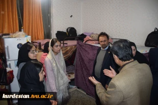 سرپرست دانشگا ملی مهارت کردستان از خوابگاه‌ دانشجویی دختران سنندج بازدید کرد. 7