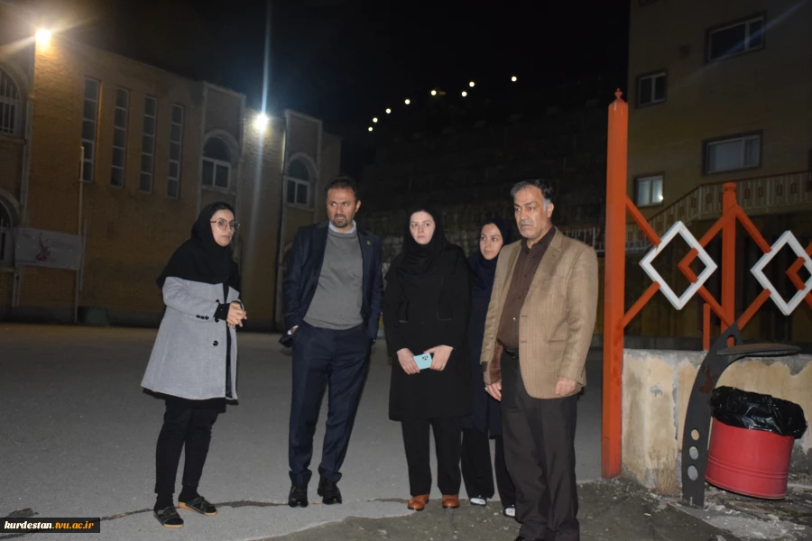 سرپرست دانشگا ملی مهارت کردستان از خوابگاه‌ دانشجویی دختران سنندج بازدید کرد. 9