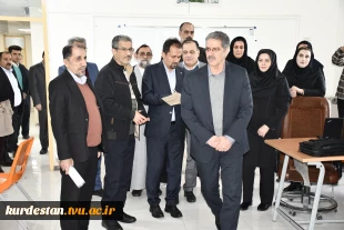 بازدید دکتر زمانی و اعضای هیئت رئیسه دانشگاه ملی مهارت از آموزشکده دختران سنندج 7