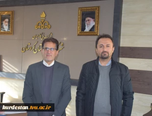 دیدار سرپرست دانشگاه ملی مهارت کردستان با مدیرعامل شرکت گاز استان 4