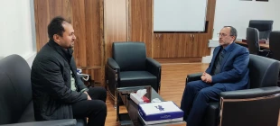 دیدارسرپرست دانشگاه ملی مهارت کردستان با رئیس امورسیاست گذاری و توسعه مشارکت های سازمان برنامه و بودجه کشور 4