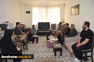 دیدار مسئولان دانشگاههای ملی مهارت کردستان و همدان با خانواده دانشجوی شهید شایان زهرایی مقدم  2