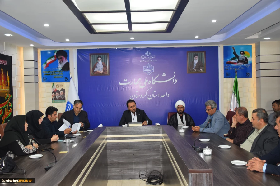 مراسم معارفه معاون آموزش، پژوهش و فناوری دانشگاه ملی مهارت واحد استانی کردستان برگزار شد 2