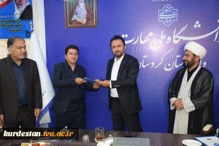 مراسم معارفه معاون آموزش، پژوهش و فناوری دانشگاه ملی مهارت واحد استانی کردستان برگزار شد 4