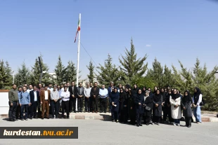 اهتزاز پرچم مقدس ایران در دانشگاه ملی مهارت کردستان؛  5